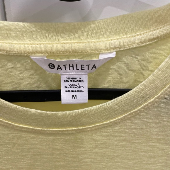 Athleta Light Yellow Tank Top - Picture 3 of 4